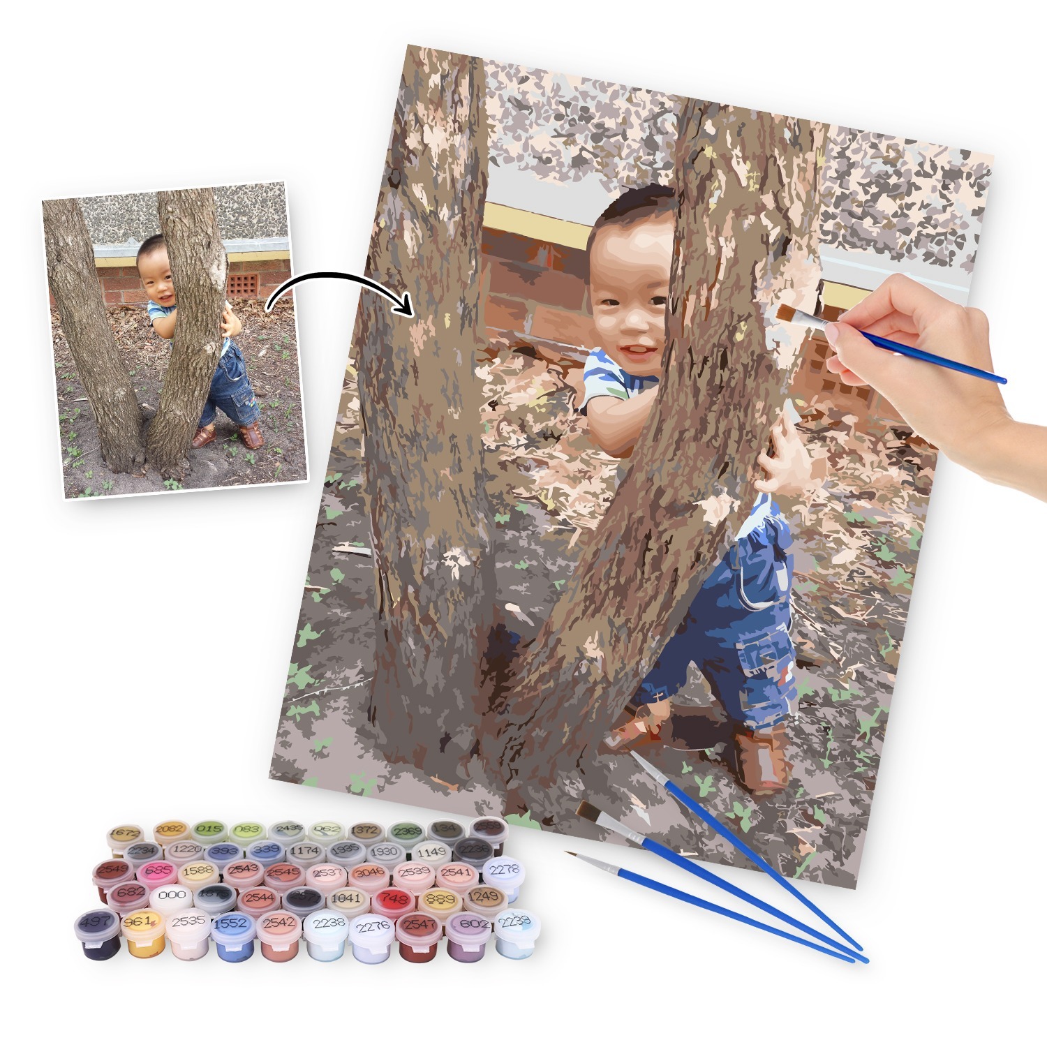 Custom Paint by Numbers Kit